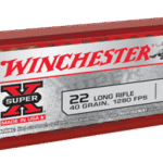 Winchester Ammo X22LRPP1 Super X 22LR 40gr Power Point Copper Plated 100 Per Box/20 Case
