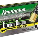 Remington Ammunition 20639 Ultimate Defense Buckshot 12Gauge 3" 4Buck Shot 5 Per Box/20 Case