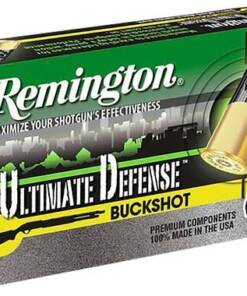 Remington Ammunition 20639 Ultimate Defense Buckshot 12Gauge 3" 4Buck Shot 5 Per Box/20 Case