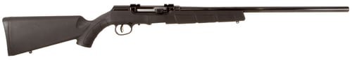 Savage Arms 47007 A Series Magnum Full Size 17 HMR 10+1 22" High Luster Heavy Barrel, High Luster Drilled & Tapped Carbon Steel Receiver, Matte Black Fixed Synthetic Stock, Right Hand