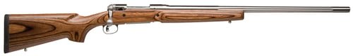 Savage Arms 18464 12 Varminter Low Profile 223 Rem 4+1 Cap 26" 1:7" Matte Stainless Rec/Barrel Satin Brown Stock Right Hand (Full Size) with Detachable Box Magazine