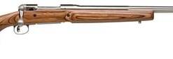 Savage Arms 18467 12 Varminter Low Profile 243 Win 4+1 Cap 26" 1:9.25" Matte Stainless Rec/Barrel Satin Brown Stock Right Hand (Full Size) with Detachable Box Magazine
