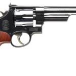 Smith & Wesson 150341 Model 27 Classic 357 Mag or 38 S&W Spl +P Blued Carbon Steel 6.50" Barrel, 6rd Cylinder & N-Frame, Checkered Square Butt Walnut Grip