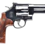 Smith & Wesson 150254 Model 29 Classic 44 Rem Mag or 44 S&W Spl Blued Carbon Steel 4" Barrel, 6rd Cylinder & N-Frame, Checkered Square Butt Walnut Grip