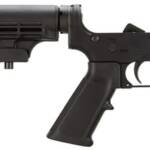 Smith & Wesson 812002 Assembled Lower Receiver 5.56x45mm NATO 7075-T6 Aluminum Black Receiver, Black Synthetic Collapsible Stock Pistol Grip for S&W M&P15