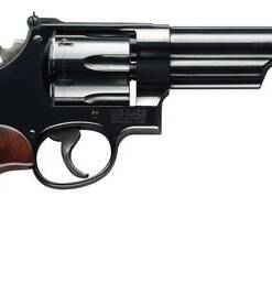 Smith & Wesson 150481 Model 57 Classic 41 Rem Mag Blued Carbon Steel 6" Barrel, 6rd Cylinder & N-Frame, Checkered Square Butt Walnut Grip, Color Case Wide Spur Hammer