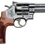Smith & Wesson 150783 Model 29 44 Rem Mag or 44 S&W Spl Machine Engraved Blued Carbon Steel 4" Barrel, 6rd Cylinder & N-Frame, Wood Engraved Grip