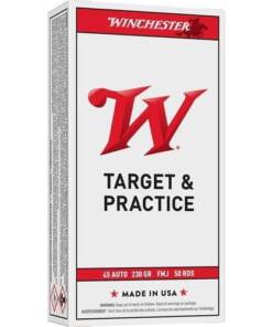 Winchester Ammo Q4170 USA 45ACP 230gr Full Metal Jacket 50 Per Box/10 Case