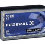 Federal 757 Small Game & Target 22WMR 50gr Jacketed Hollow Point 50 Per Box/60 Case