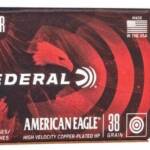 Federal AE22 American Eagle 22LR 38gr Copper Plated Hollow Point 40 Per Box/100 Case