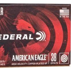 Federal AE22 American Eagle 22LR 38gr Copper Plated Hollow Point 40 Per Box/100 Case