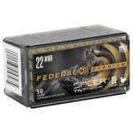 Federal P765 Premium Varmint & Predator 22WMR 30gr Speer TNT Hollow Point 50 Per Box/60 Case