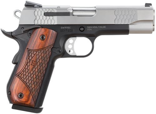 SW1911SC 45A 4.25" SS NS E-SER | 108485 E-SERIES/SCANDIUM FRAME