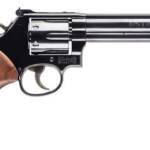 Smith & Wesson 150908 Model 586 Classic 357 Mag or 38 S&W Spl +P Blued Carbon Steel 6" Barrel, 6rd Cylinder & Square Butt L-Frame, Wood Grip With S&W Medallions