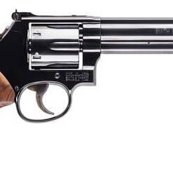 Smith & Wesson 150908 Model 586 Classic 357 Mag or 38 S&W Spl +P Blued Carbon Steel 6" Barrel, 6rd Cylinder & Square Butt L-Frame, Wood Grip With S&W Medallions