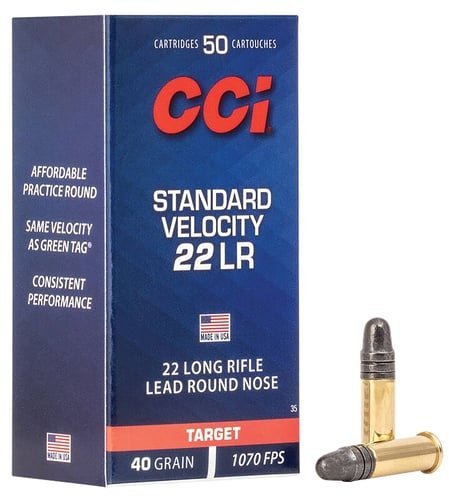 CCI 22LR STANDARD VEL INTL 50/5000
